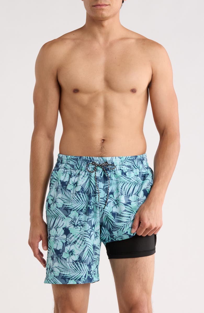 Hurley Double High Volley Swim Shorts, Alternate, color, Industrial Blue