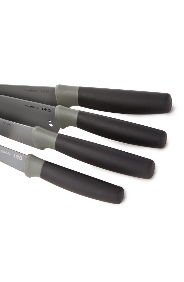 BergHOFF Four-Piece Leo Knife Set, Alternate, color, Gray