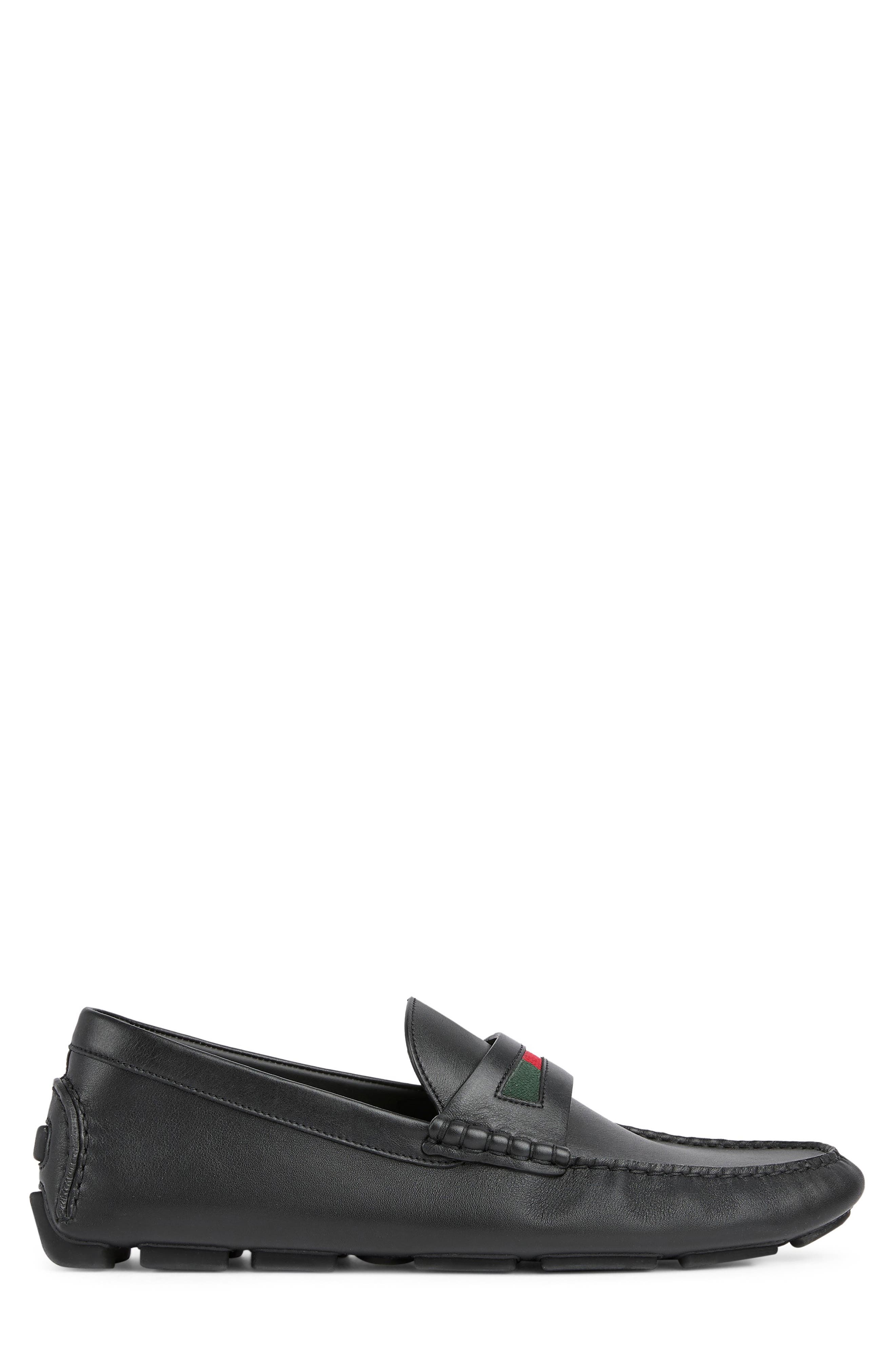 Gucci Havel Driving Loafer, Alternate, color, Black