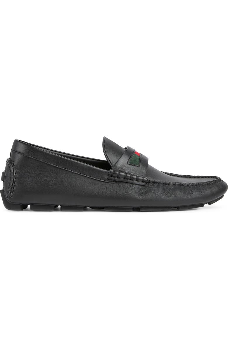 Gucci Havel Driving Loafer, Alternate, color, Black