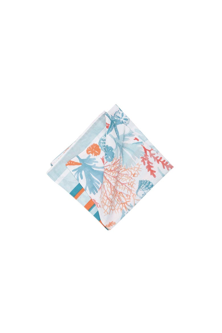 Tangerine Coast Napkin, Main, color, Blue
