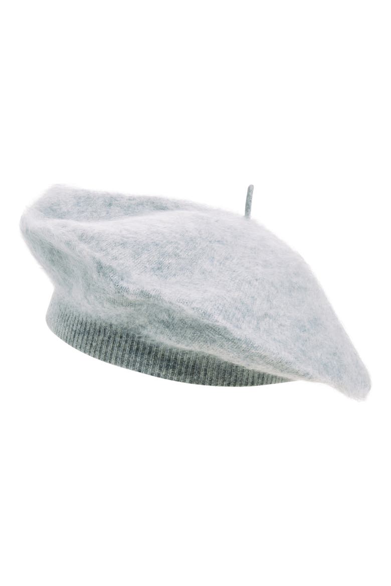 Brushed Cashmere Beret, Main, color, GREY FORMAL