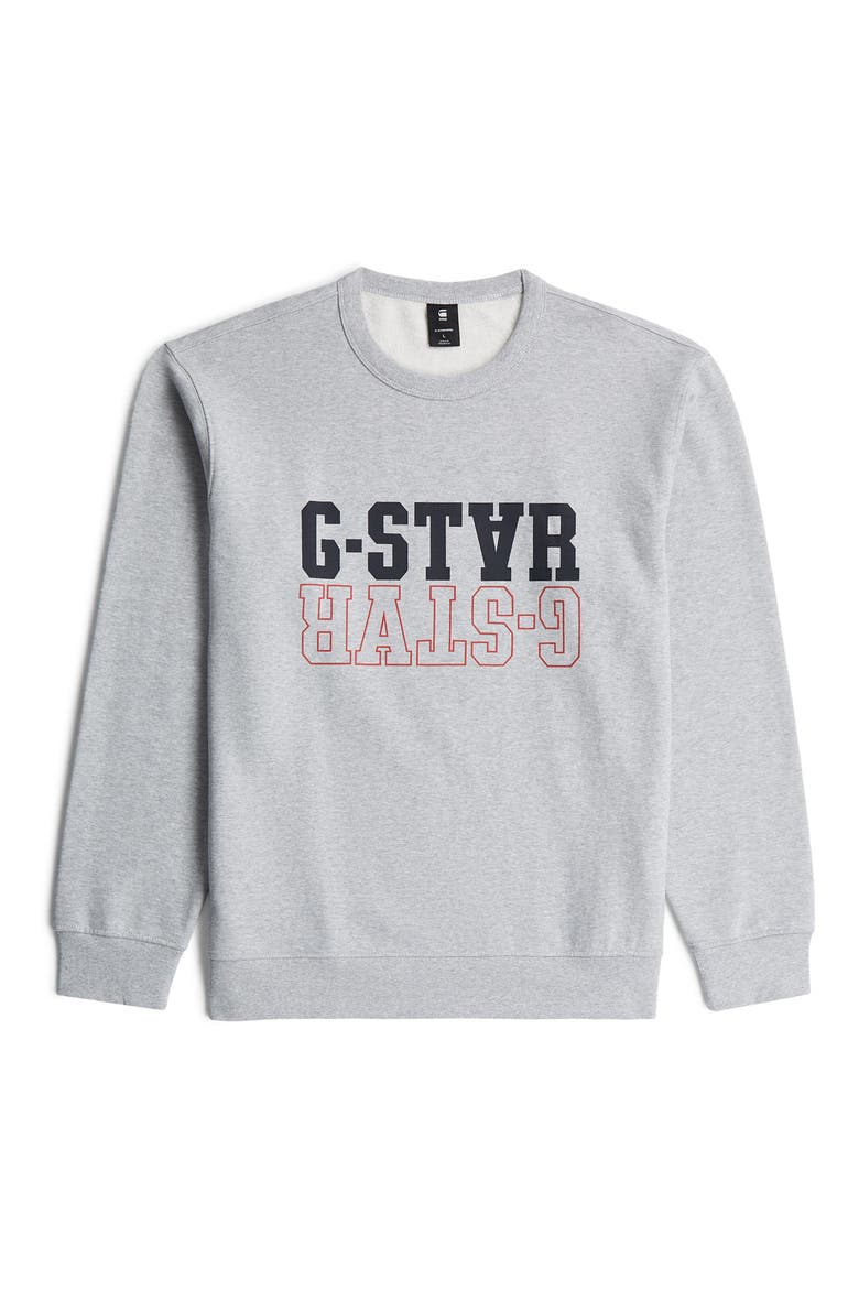 Logo Graphic Sweatshirt, Alternate, color, MEDIUM GREY HEATHER