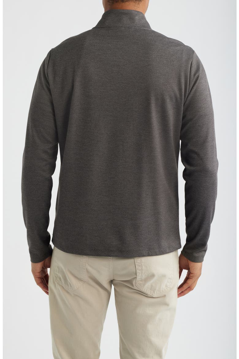 Rupert Quarter Zip Pullover, Alternate, color, ESPRESSO