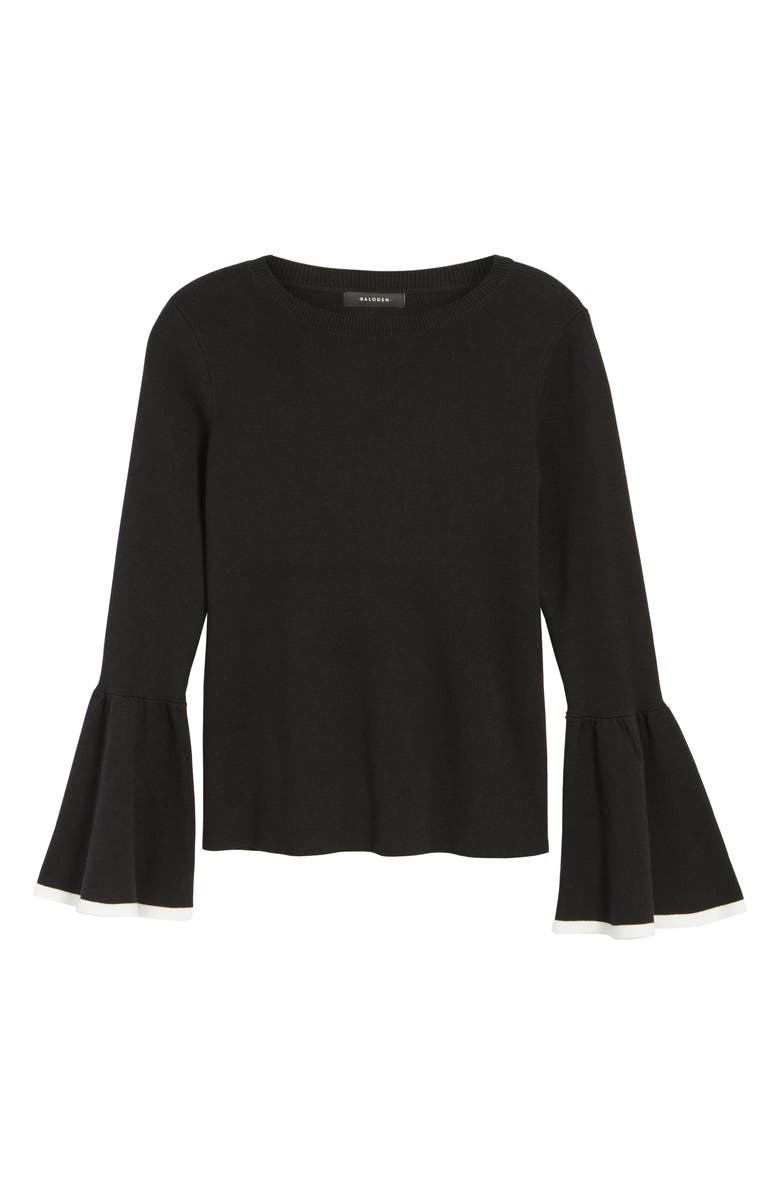 Halogen<sup>®</sup> Flare Sleeve Sweater, Alternate, color, 