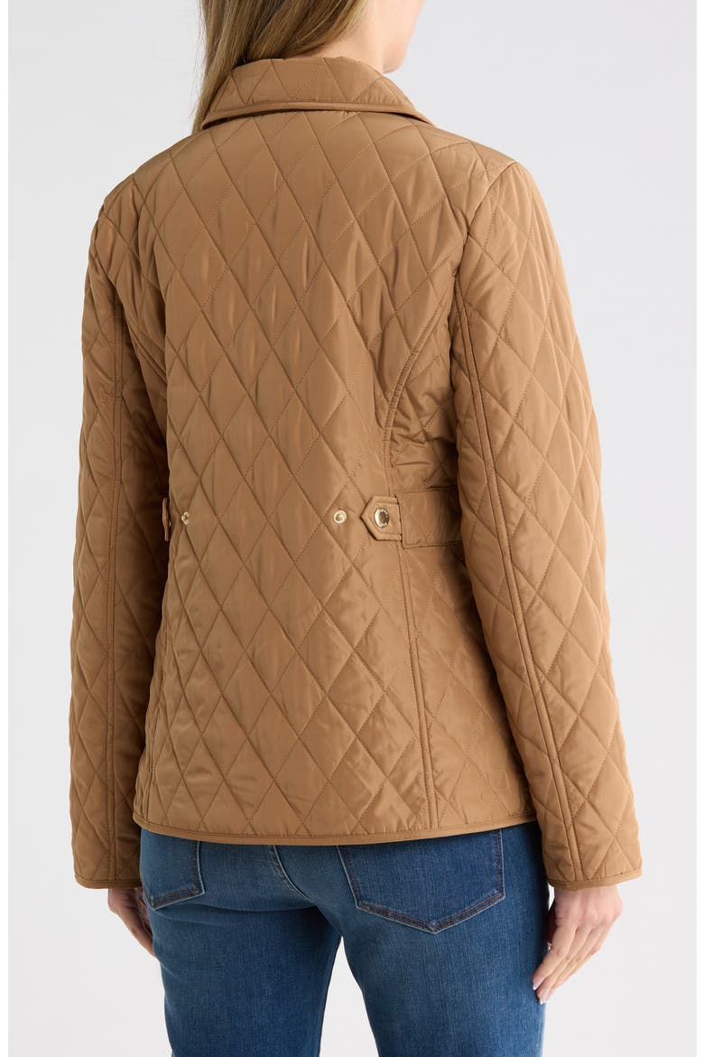 Quilted Snap Barn Jacket, Alternate, color, DK CAMEL