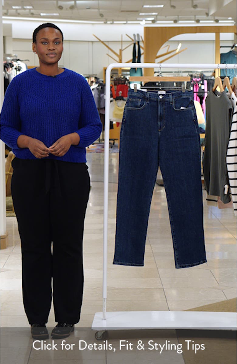 The Margot High Waist Straight Leg Jeans, sales video thumbnail