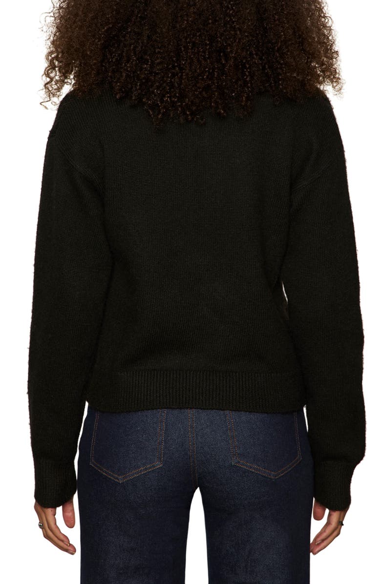 Sanctuary Must Have Rhinestone Detail Cardigan, Alternate, color, Black