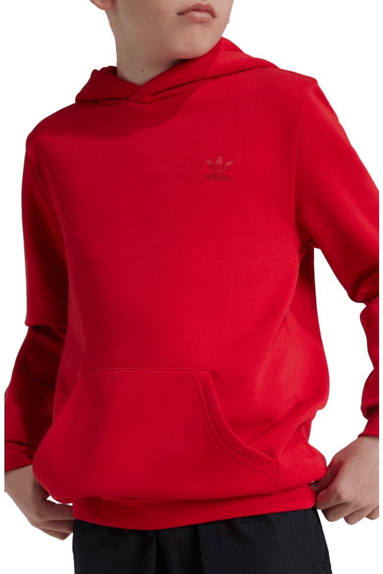 Kids' Essentials Pullover Hoodie, Alternate, color, BETTER SCARLET