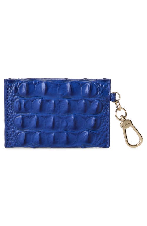 Brahmin Ricki Croc Embossed Leather Card Case
