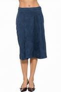 Alexia Admor Margot Faux Suede Midi Skirt