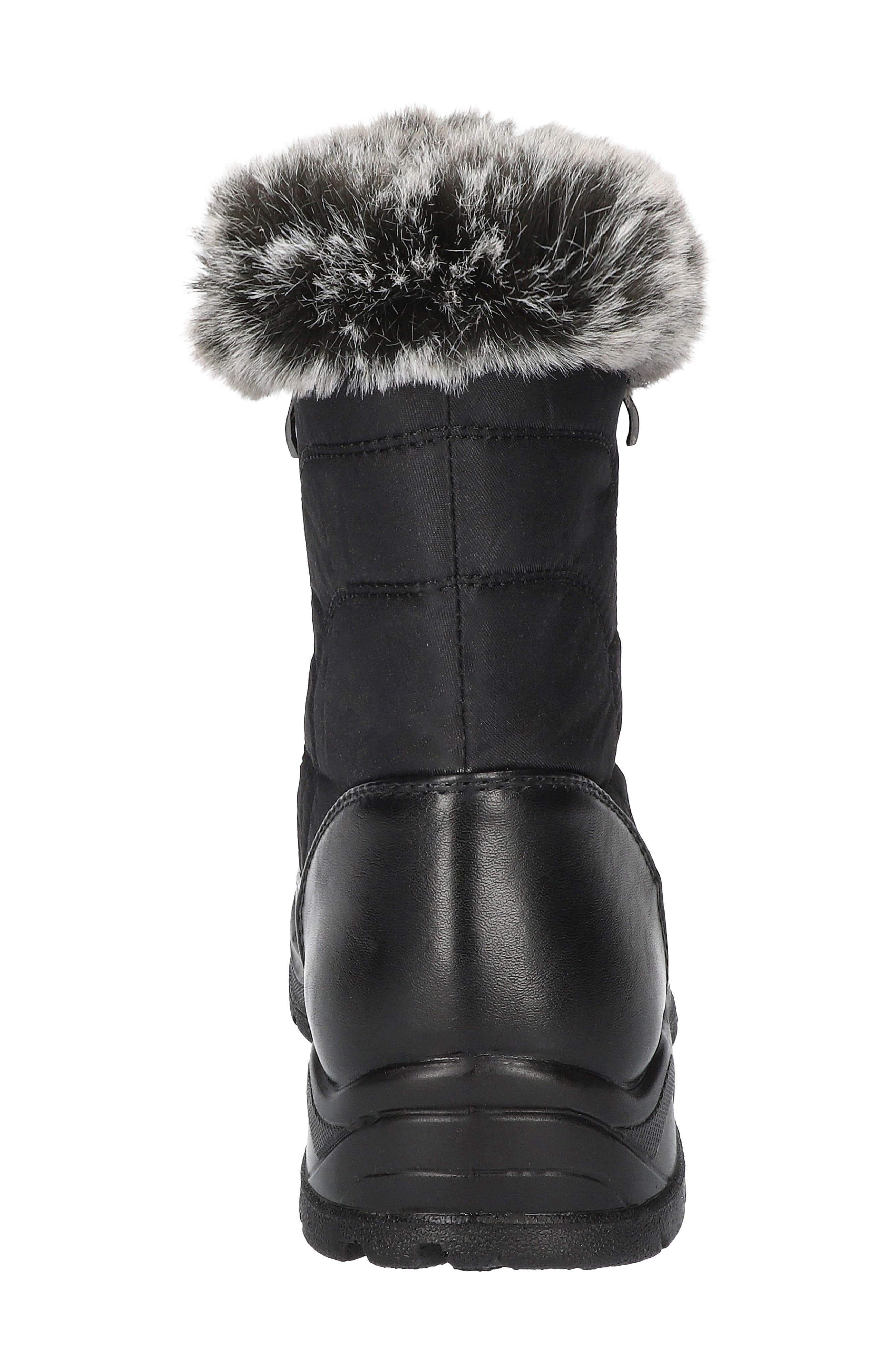 EASY STREET Portland Faux Fur Lined Waterproof Boot, Alternate, color, 