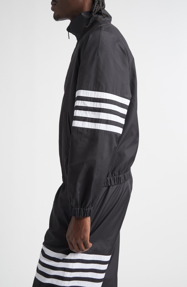 Thom Browne 4-Bar Track Jacket, Alternate, color, Black