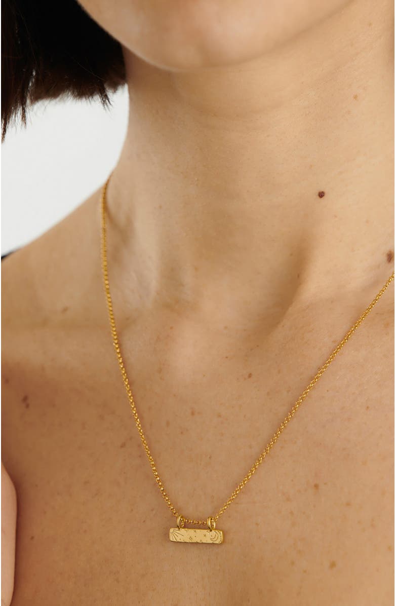 Dhwani Bansal LUNA NECKLACE, Alternate, color, Gold Coated