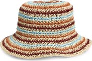 Treasure & Bond Stripe Crochet Bucket Hat