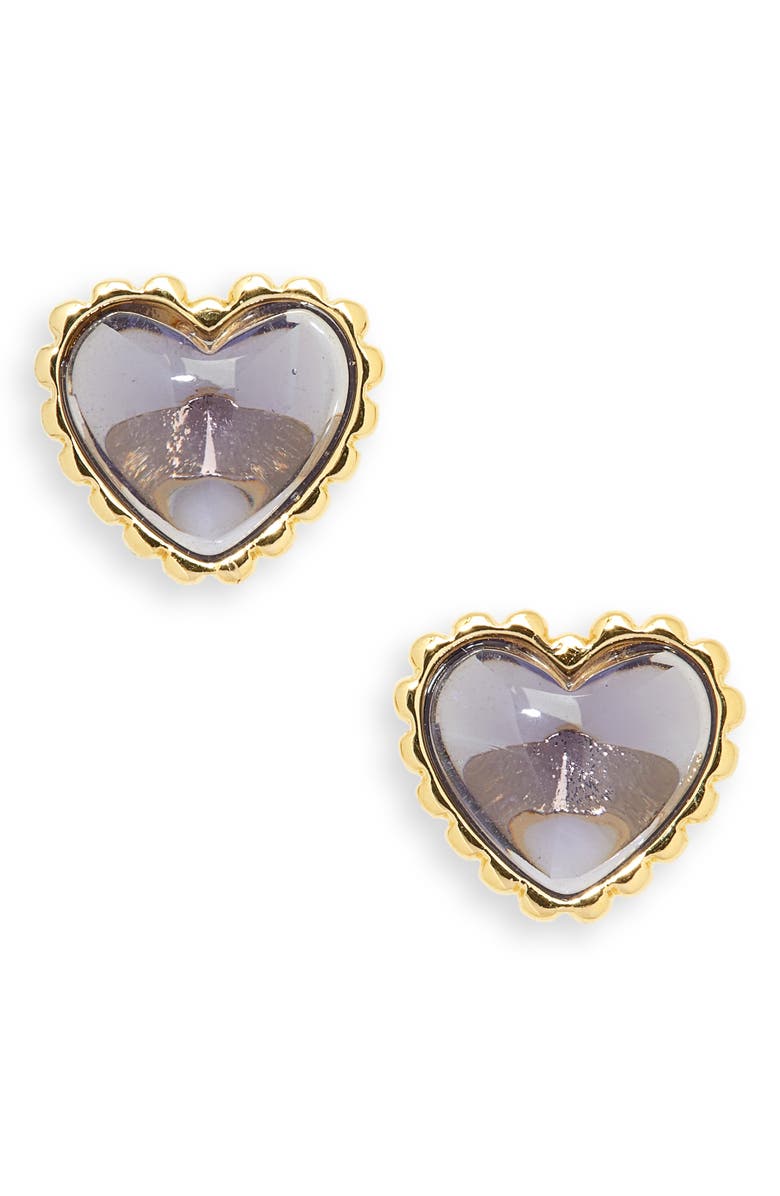 Lele Sadoughi Byzantium Candy Heart Stud Earrings, Main, color, 