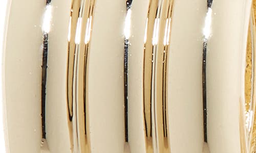 Roxanne Assoulin The Triple Tube Hoop Earrings In Gold
