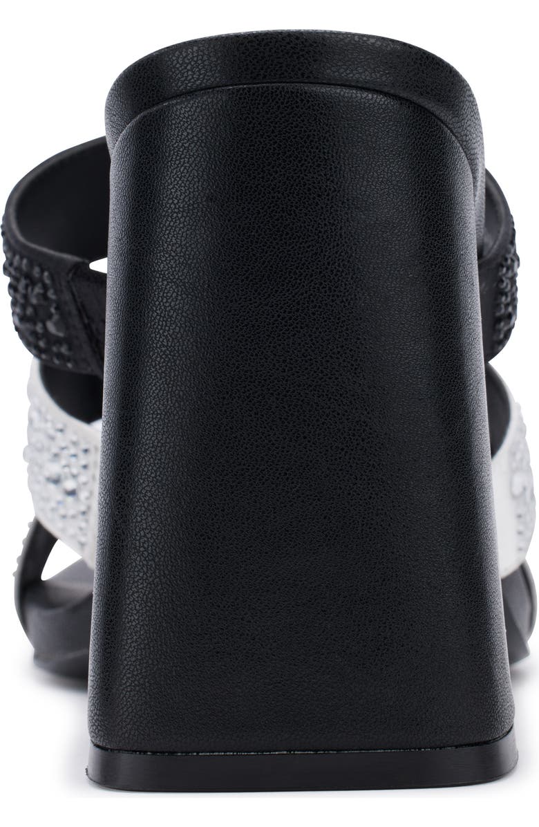 KARL LAGERFELD PARIS Rickie Rhinestone Slide Sandal, Alternate, color,