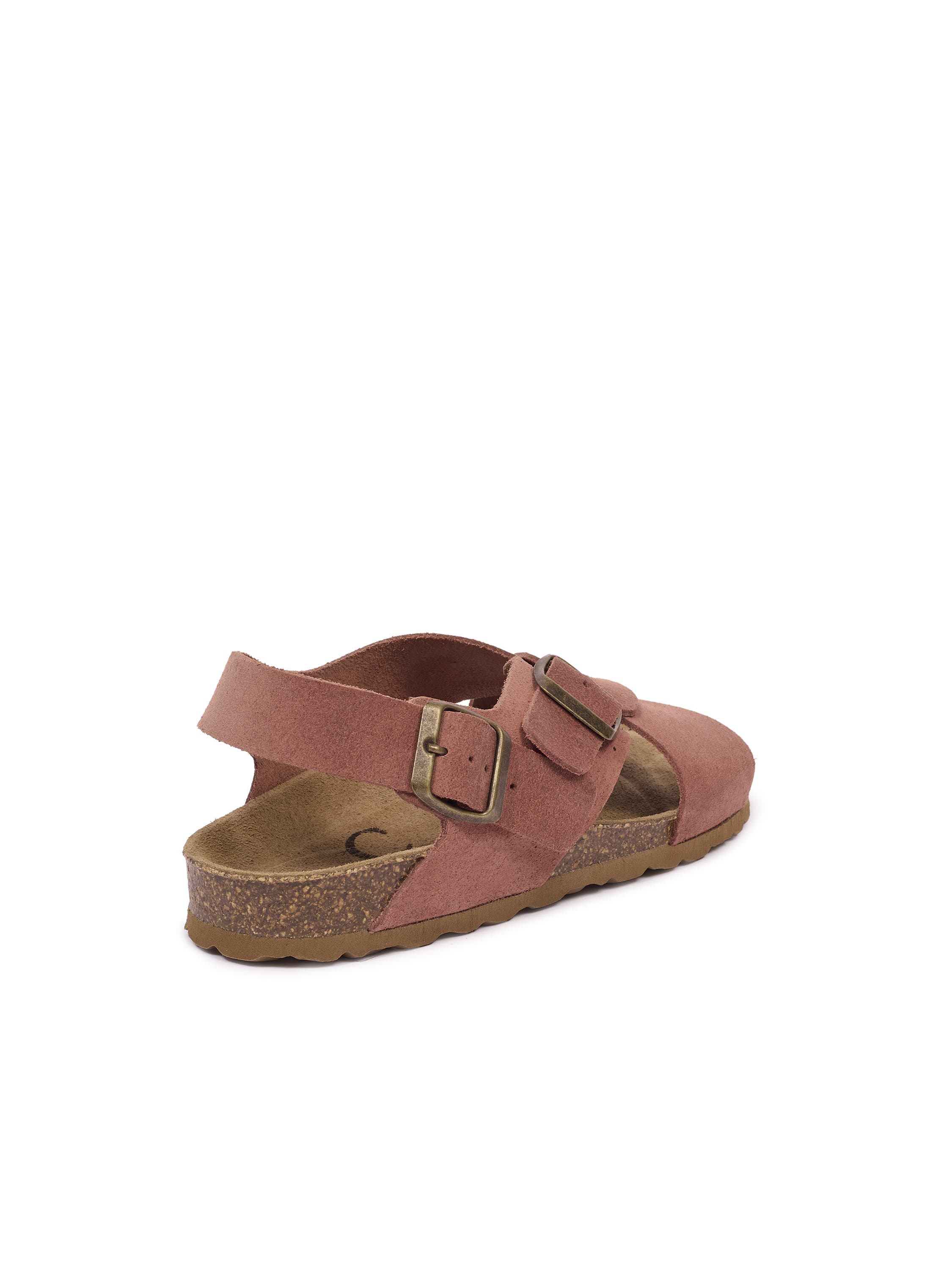 Celtic & Co. Crossover Buckle Sandal, Alternate, color, Terracotta