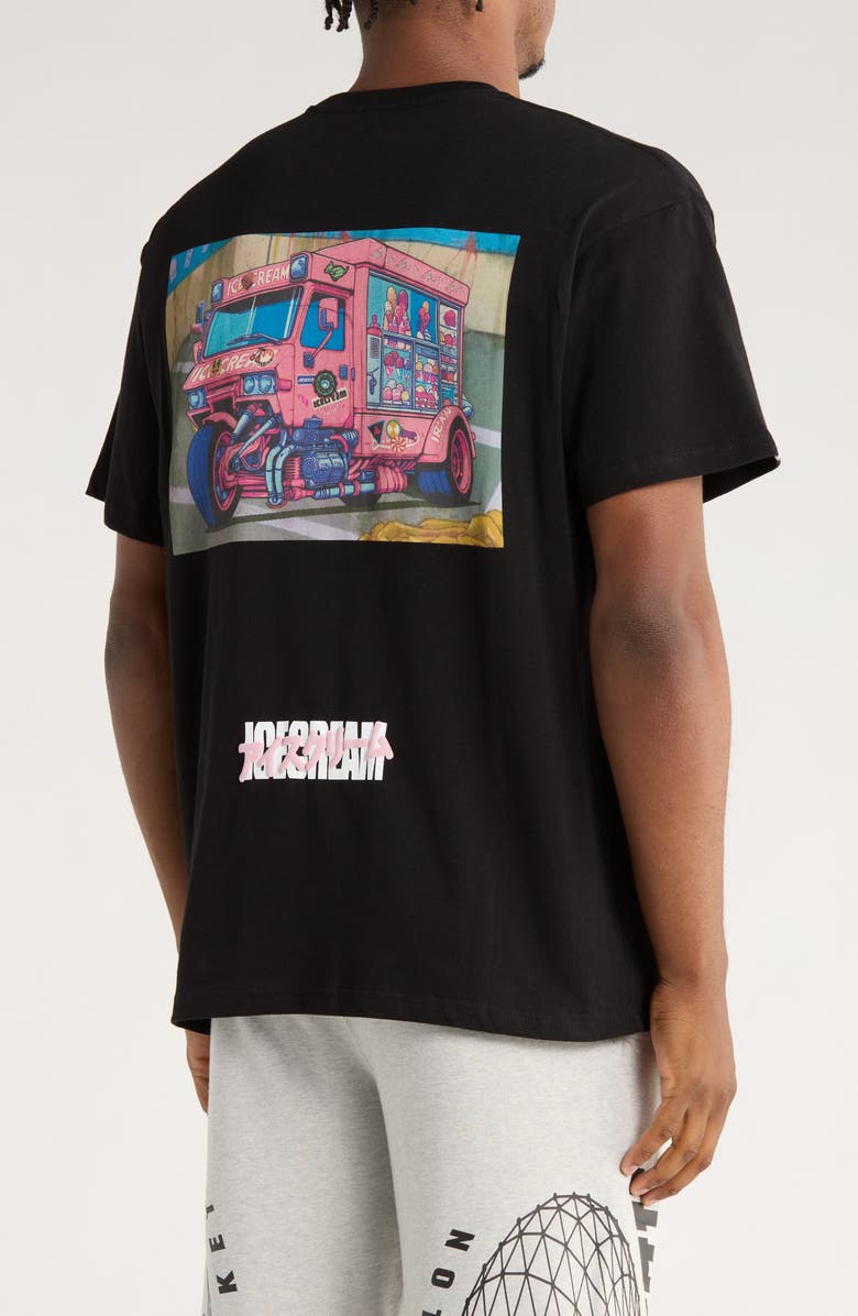 ICECREAM Cyber Truck Graphic T-Shirt, Alternate, color, Black