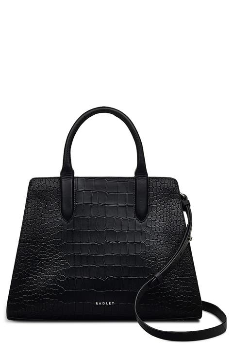 Glasshouse Croc Embossed Crossbody Bag