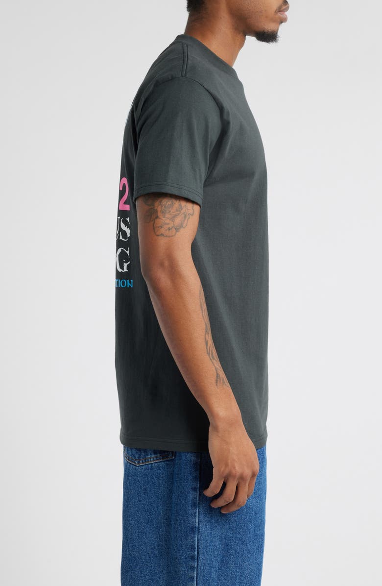 Obey Sensory Exploration Cotton Graphic T-Shirt, Alternate, color, Vintage Black