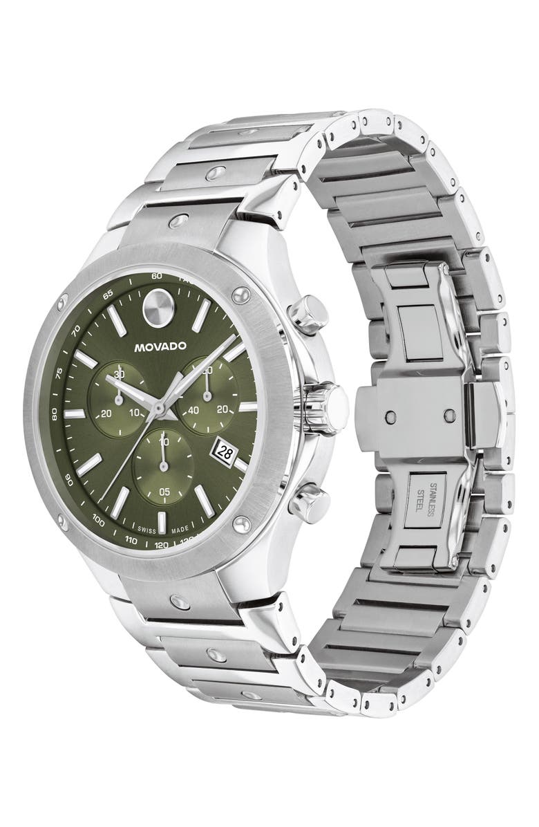 Movado SE Chronograph Bracelet Watch, 42mm, Alternate, color,