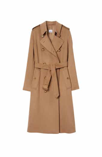 Burberry double faced cashmere coat sales