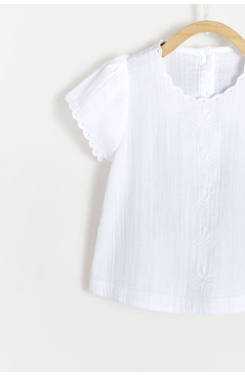 Babycottons Indira Blouse In Off White