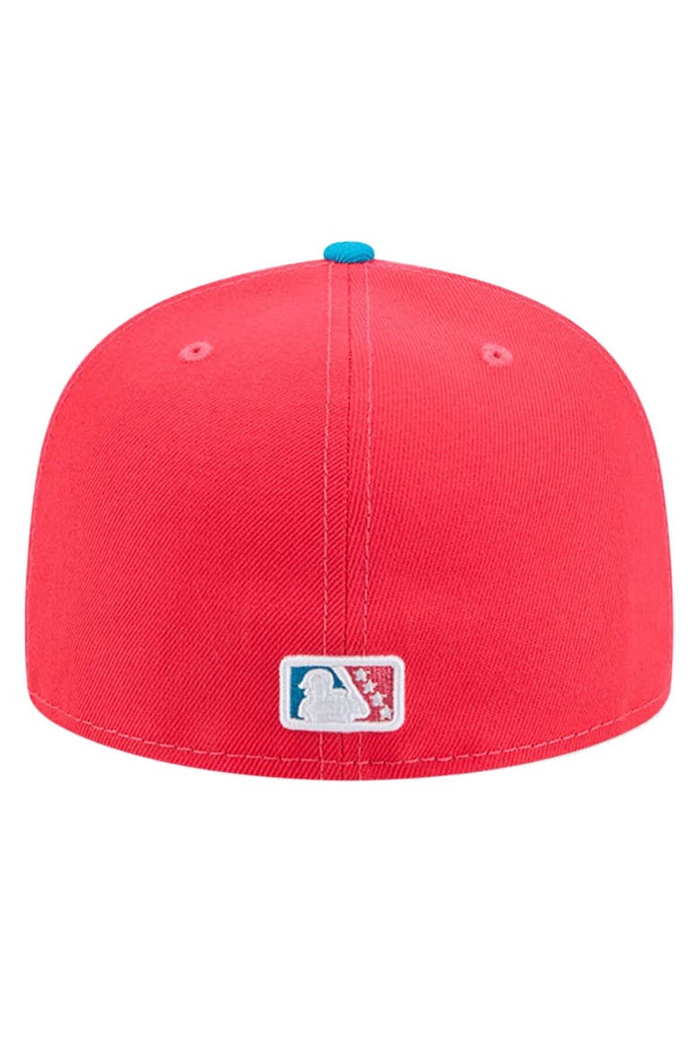 Men's New Era Red Gwinnett Stripers Copa de la Diversión 59FIFTY Fitted Hat, Alternate, color, Red
