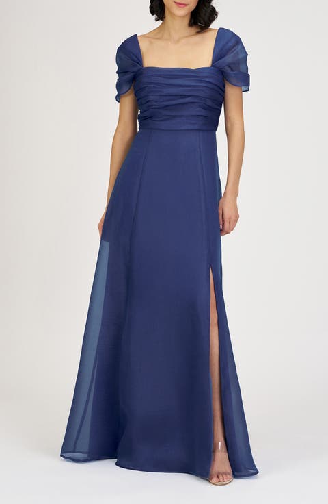 Jane Ruched Bodice A-Line Gown