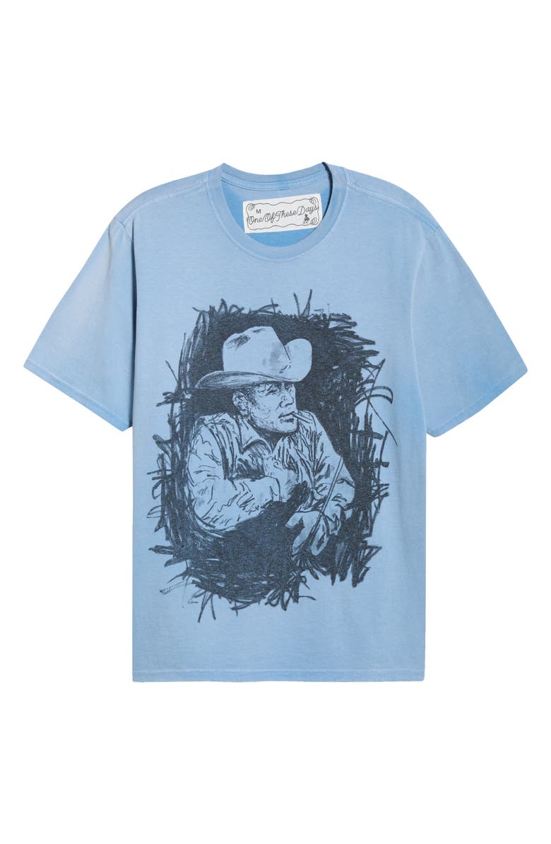ONE OF THESE DAYS Best in the West Graphic T-Shirt, Alternate, color, Light Blue