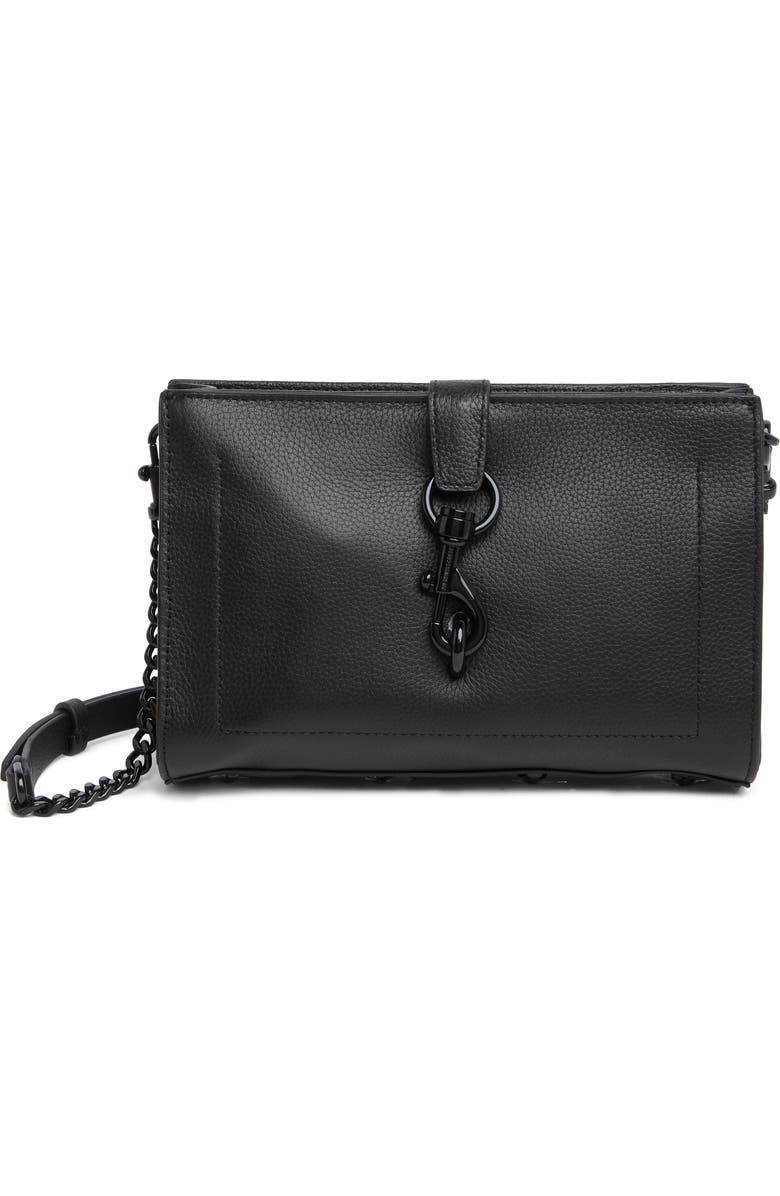 Rebecca Minkoff Rider Leather Crossbody Bag, Main, color,