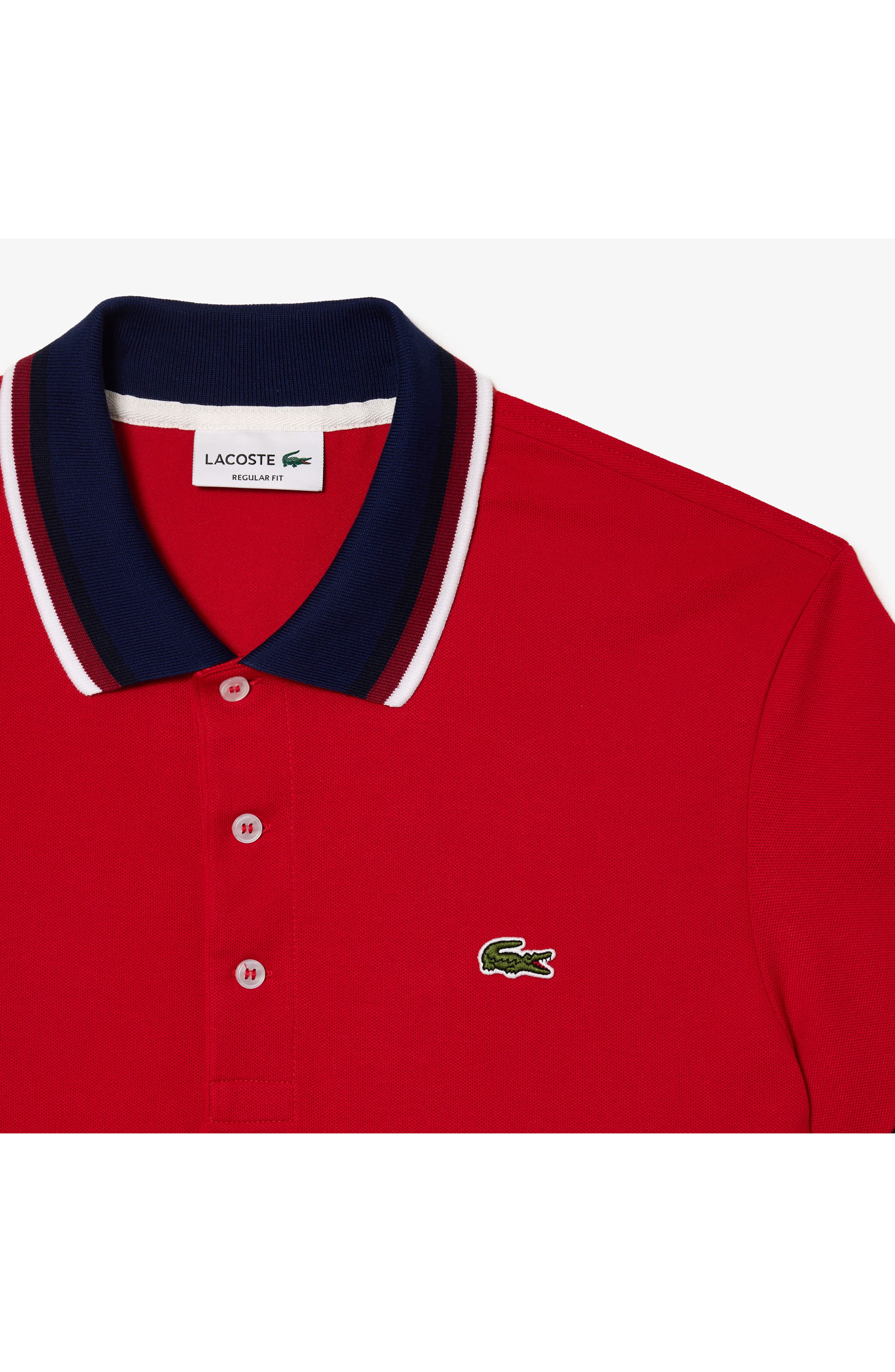 Regular Fit Stretch Pique Polo - image 4