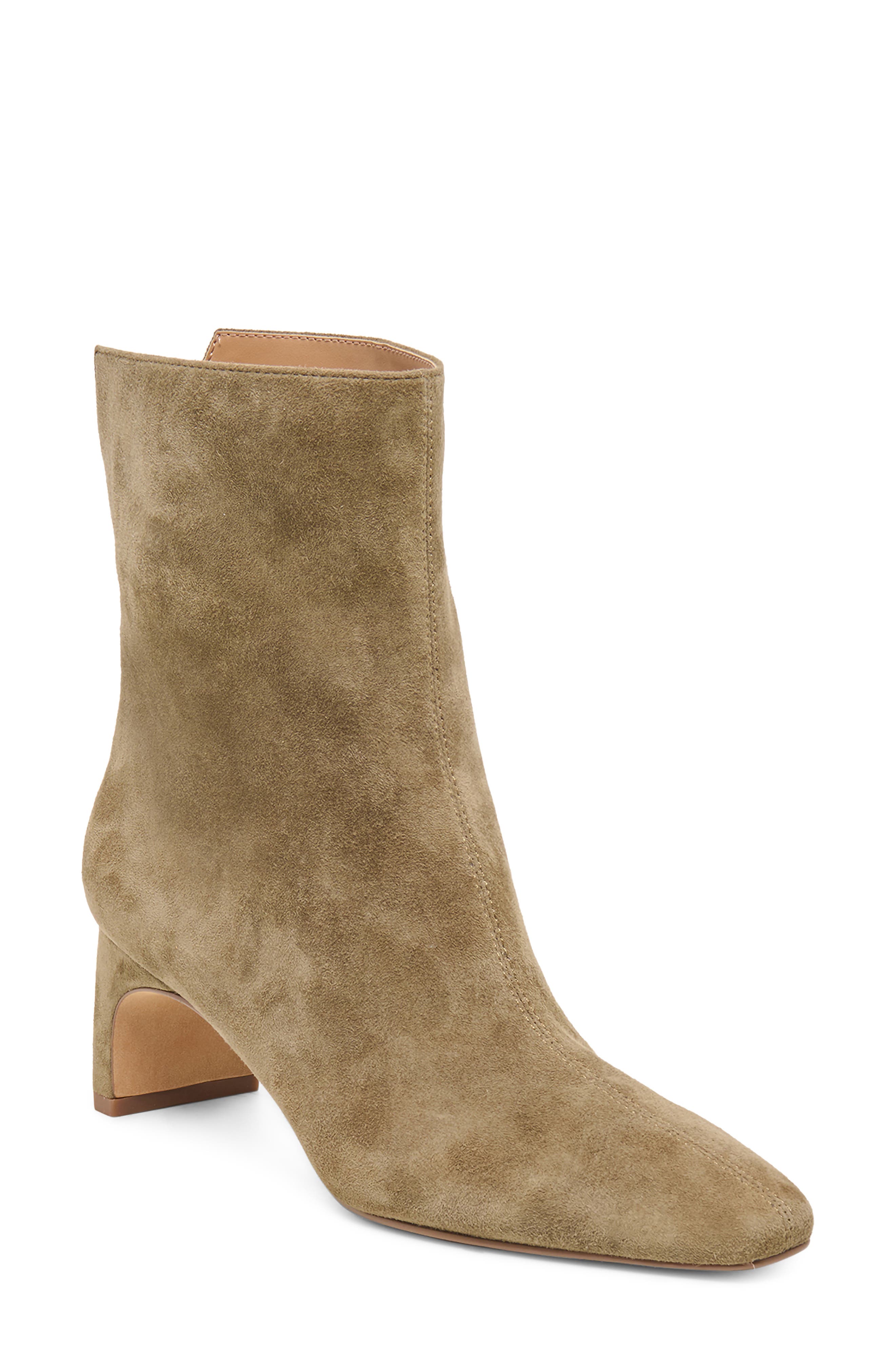 OLIVE SUEDE