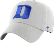 '47 Men's '47 Gray Duke Blue Devils Clean Up Adjustable Hat
