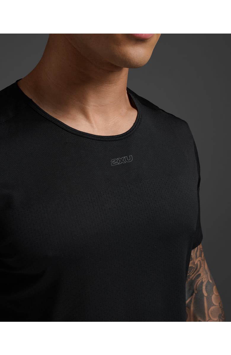 2XU Light Speed Tech Tee, Alternate, color, Black/Black Reflective