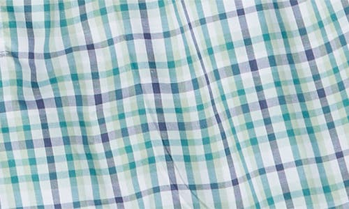 Nordstrom Rack Assorted 3-pack Modern Fit Woven Boxers In Blue Microgrid Multi