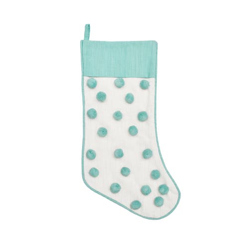Carol & Frank Surf Dot Tufted Stocking In Multi