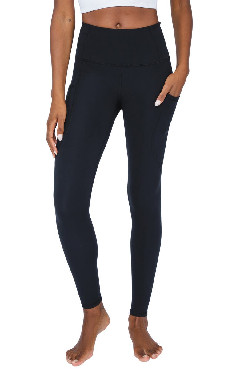 YOGALICIOUS Polarlux Pocket Fleece Lined Leggings, Main, color,
