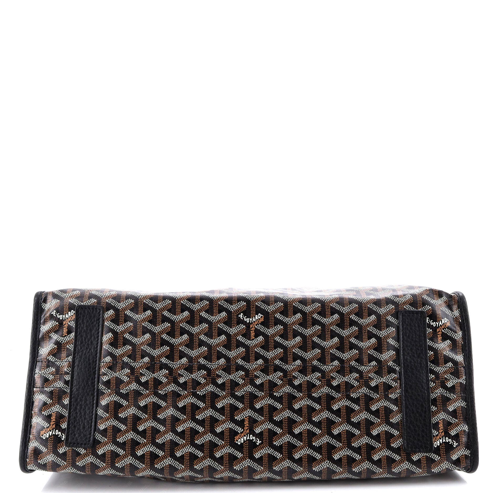 Pre-Owned Goyard Hardy Pet Carrier Coated Canvas PM, Alternate, color, Black