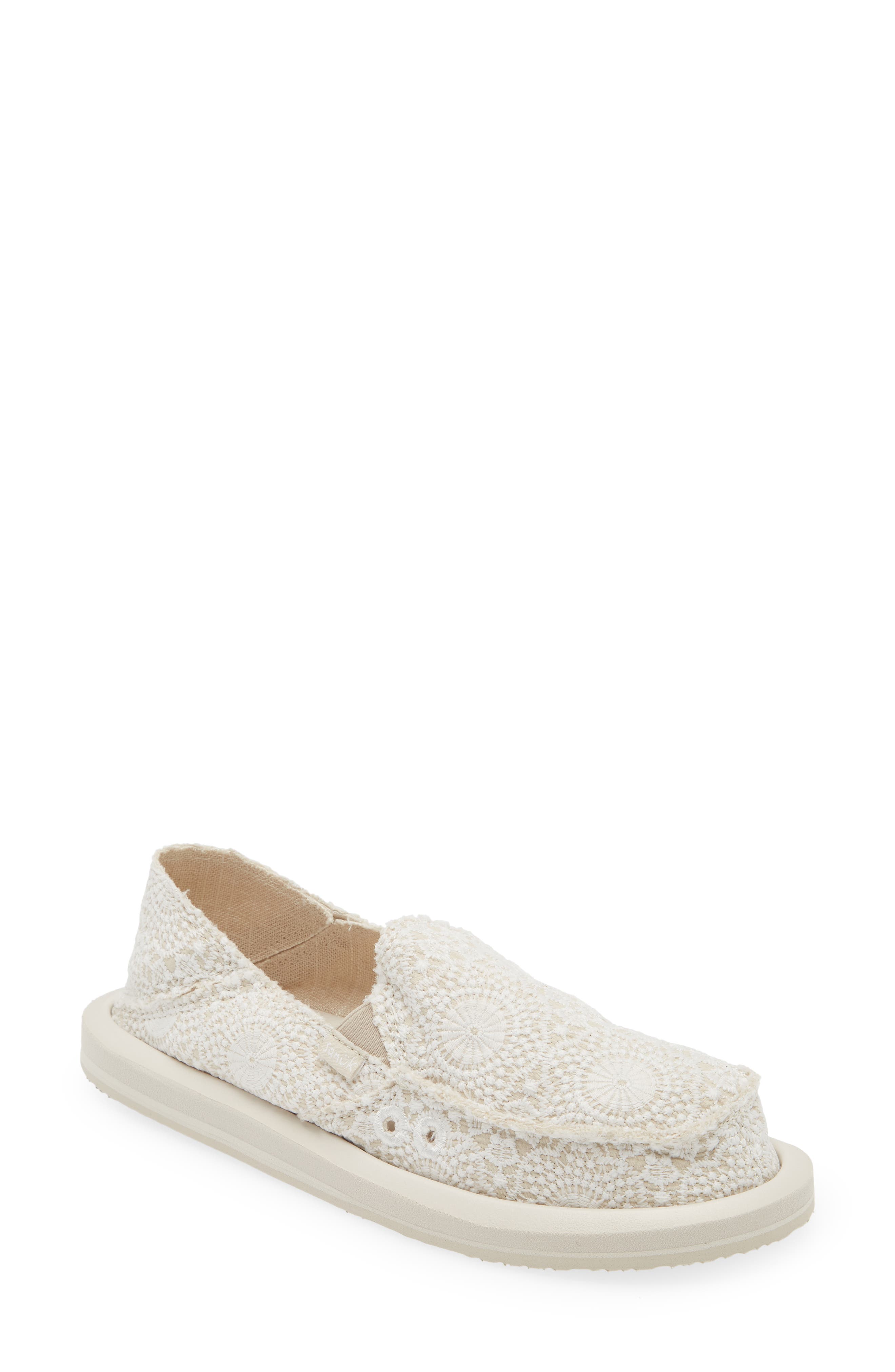 Sanuk Donna Lace Slip-On Sneaker, Main, color, 