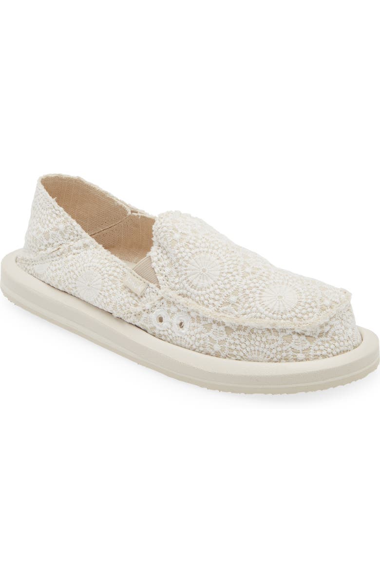Sanuk Donna Lace Slip-On Sneaker, Main, color,
