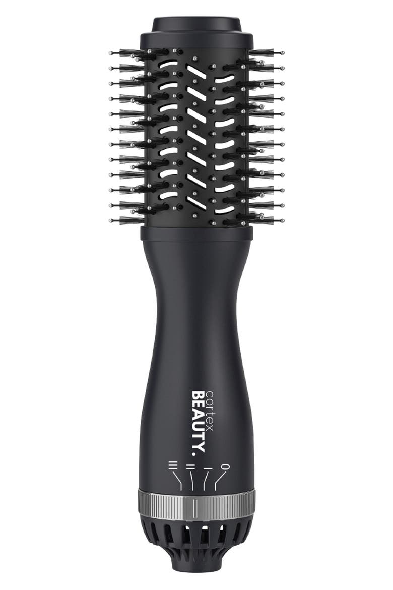 Mini Blowout Brush, Main, color, BLACK/ SILVER