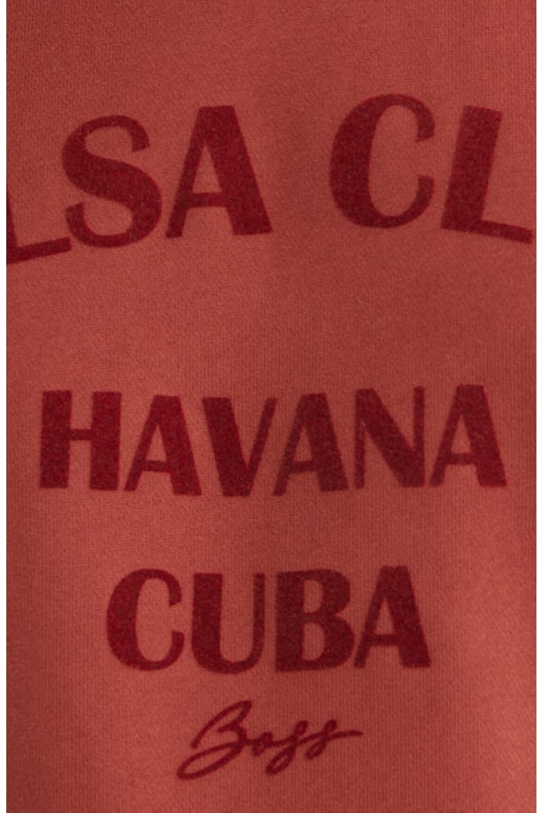 Ever Salsa Club Graphic Cotton Sweatshirt, Alternate, color, HENNA