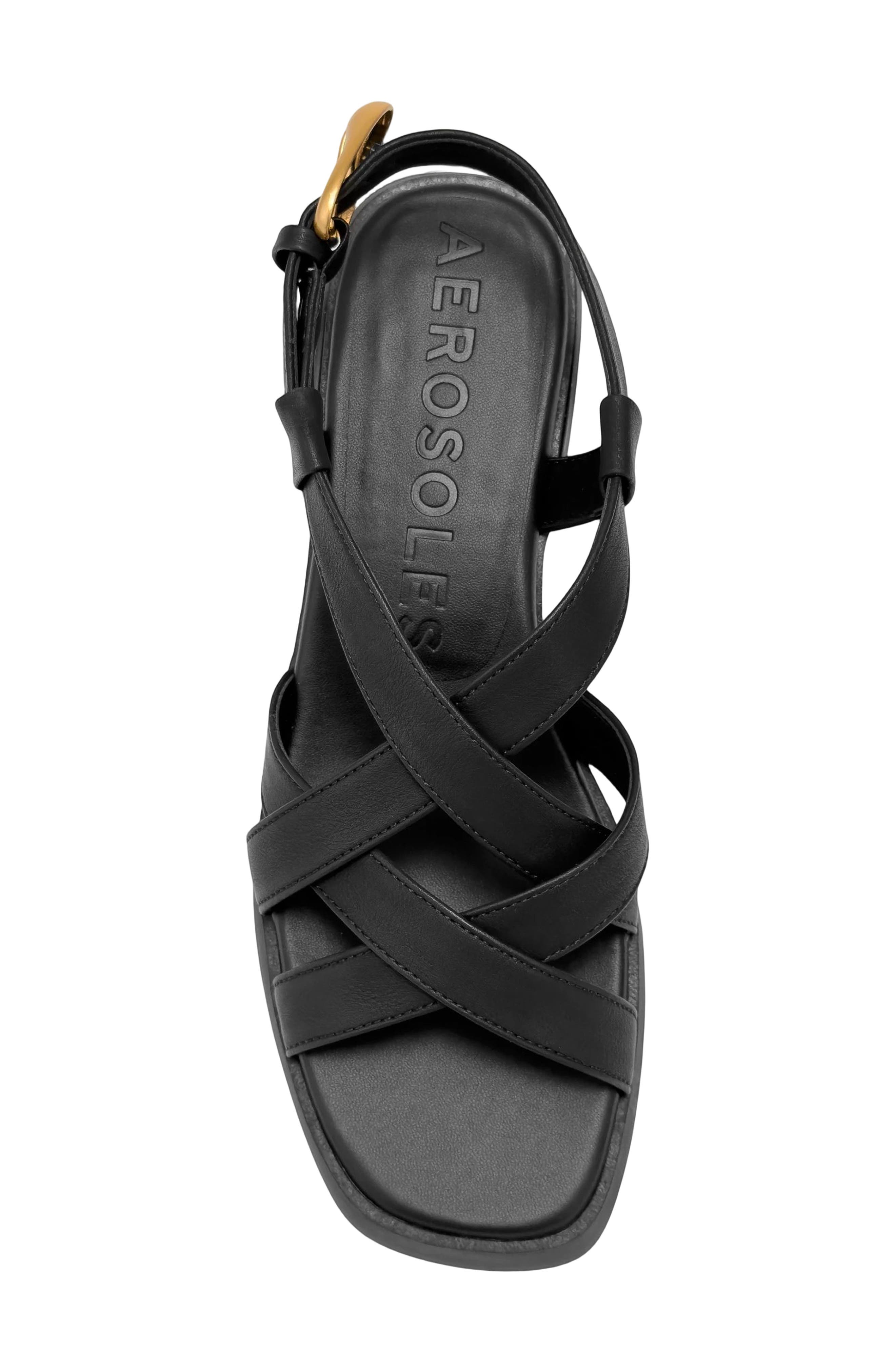 Aerosoles Daily FX Slingback Sandal, Alternate, color, Black