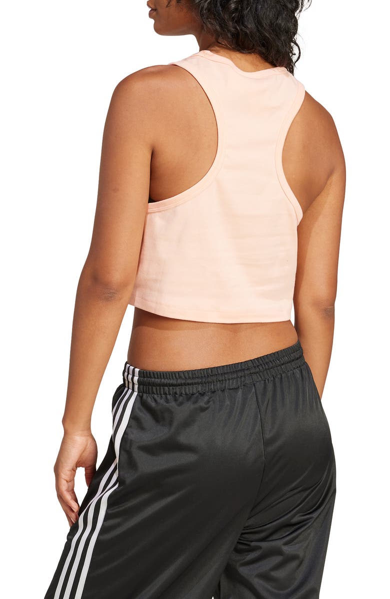 adidas Originals Trefoil Graphic Crop Tank, Alternate, color, 