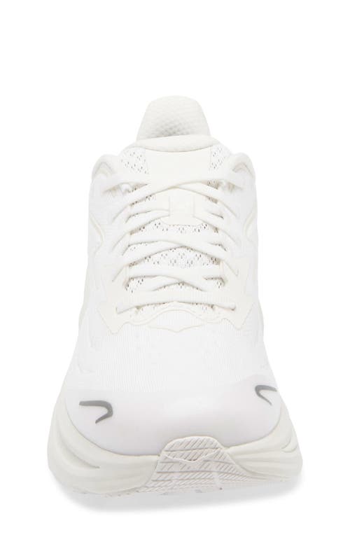 Hoka Kids' Clifton 10 Running Sneaker In White