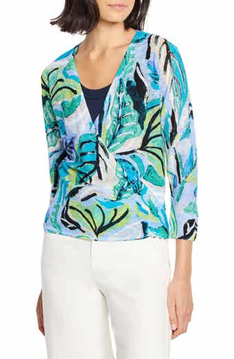 NIC+ZOE Island Beat 4-Way Linen Blend Cardigan