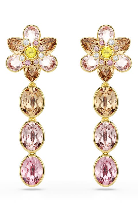 Idyllia Flower Drop Earrings
